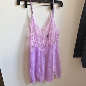 Victoria's Secret Lavender Lace Chemise